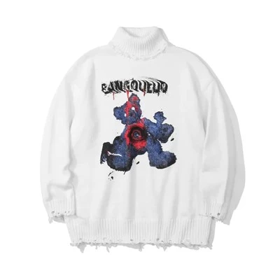 Maglione da uomo Trend Pullover Spoof Bear Print
