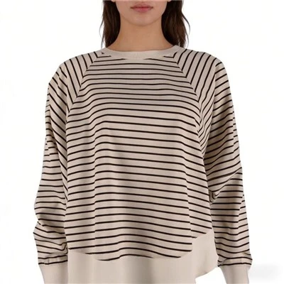 T-shirt a maniche lunghe a righe