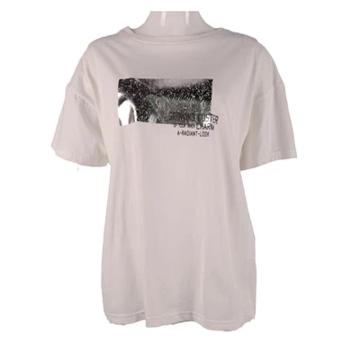 T-shirt da donna in cotone 100%.