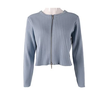 Cardigan da donna foderato elegante blu