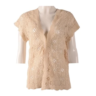 Cardigan da donna con maglioni all'uncinetto